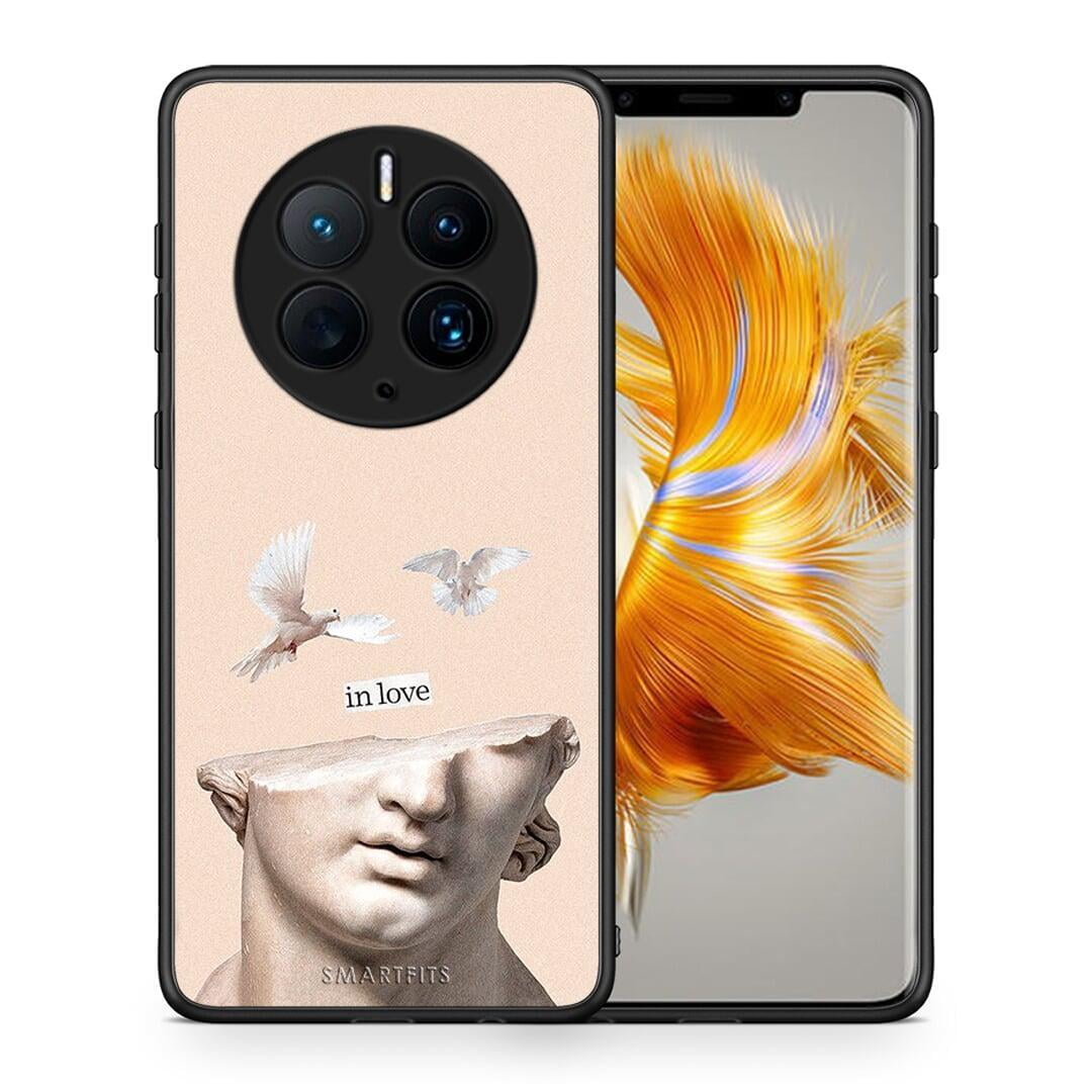 Θήκη Huawei Mate 50 Pro In Love από τη Smartfits με σχέδιο στο πίσω μέρος και μαύρο περίβλημα | Huawei Mate 50 Pro In Love Case with Colorful Back and Black Bezels