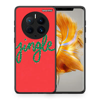 Thumbnail for Θήκη Huawei Mate 50 Pro Jingle Xmas από τη Smartfits με σχέδιο στο πίσω μέρος και μαύρο περίβλημα | Huawei Mate 50 Pro Jingle Xmas Case with Colorful Back and Black Bezels