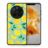 Thumbnail for Θήκη Huawei Mate 50 Pro Lemons από τη Smartfits με σχέδιο στο πίσω μέρος και μαύρο περίβλημα | Huawei Mate 50 Pro Lemons Case with Colorful Back and Black Bezels