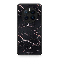 Thumbnail for Θήκη Huawei Mate 50 Pro Marble Black Rosegold από τη Smartfits με σχέδιο στο πίσω μέρος και μαύρο περίβλημα | Huawei Mate 50 Pro Marble Black Rosegold Case with Colorful Back and Black Bezels