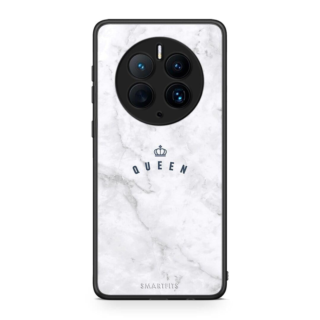 Θήκη Huawei Mate 50 Pro Marble Queen από τη Smartfits με σχέδιο στο πίσω μέρος και μαύρο περίβλημα | Huawei Mate 50 Pro Marble Queen Case with Colorful Back and Black Bezels