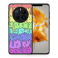 Thumbnail for Θήκη Huawei Mate 50 Pro Melting Rainbow από τη Smartfits με σχέδιο στο πίσω μέρος και μαύρο περίβλημα | Huawei Mate 50 Pro Melting Rainbow Case with Colorful Back and Black Bezels