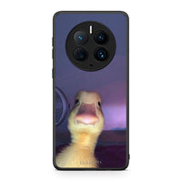 Thumbnail for Θήκη Huawei Mate 50 Pro Meme Duck από τη Smartfits με σχέδιο στο πίσω μέρος και μαύρο περίβλημα | Huawei Mate 50 Pro Meme Duck Case with Colorful Back and Black Bezels