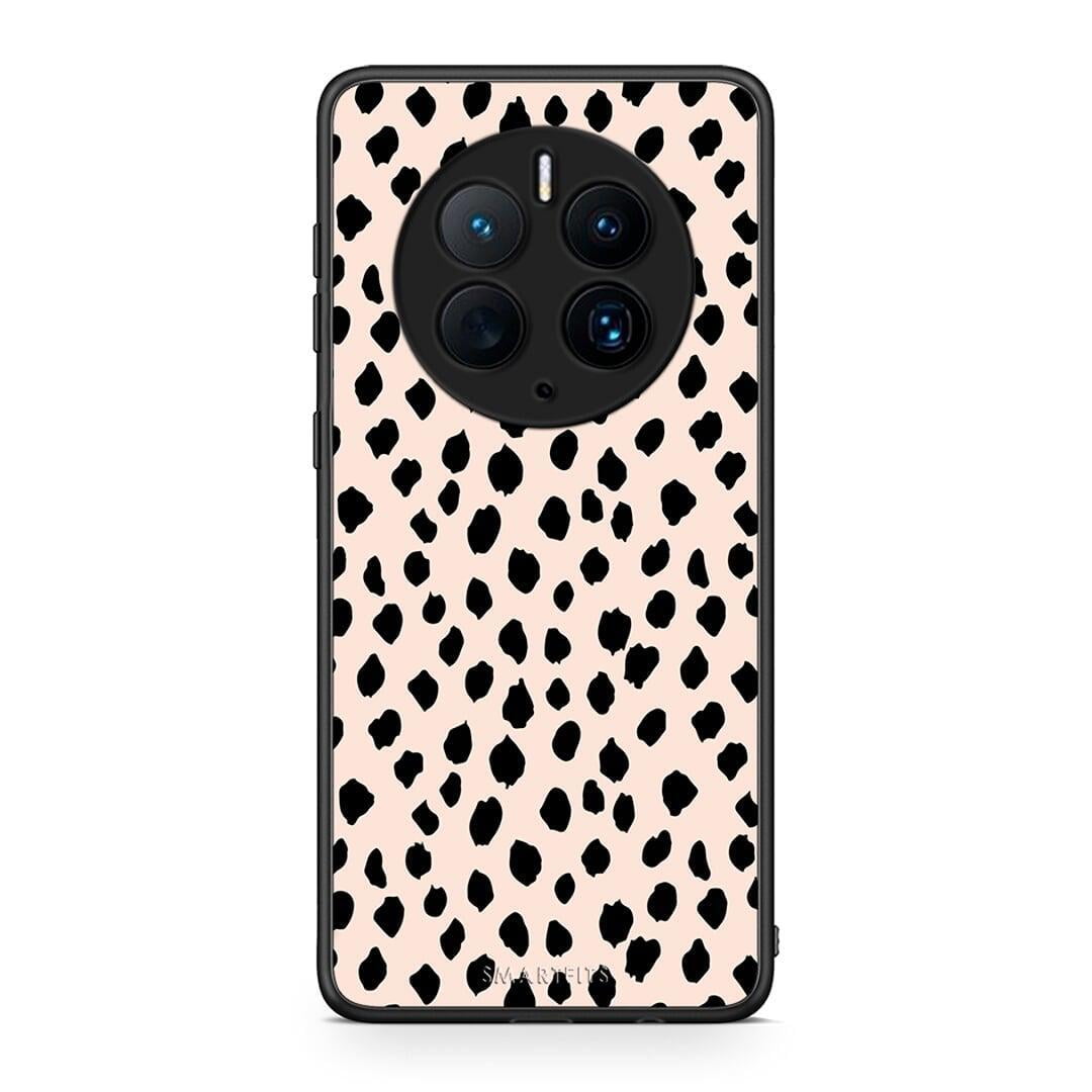 Θήκη Huawei Mate 50 Pro New Polka Dots από τη Smartfits με σχέδιο στο πίσω μέρος και μαύρο περίβλημα | Huawei Mate 50 Pro New Polka Dots Case with Colorful Back and Black Bezels