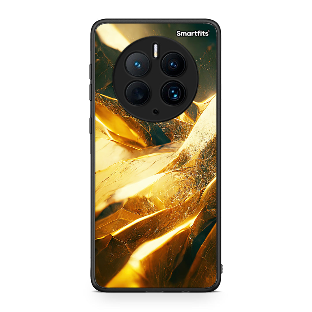 Θήκη Huawei Mate 50 Pro Real Gold από τη Smartfits με σχέδιο στο πίσω μέρος και μαύρο περίβλημα | Huawei Mate 50 Pro Real Gold Case with Colorful Back and Black Bezels