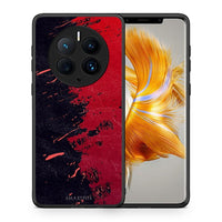 Thumbnail for Θήκη Huawei Mate 50 Pro Red Paint από τη Smartfits με σχέδιο στο πίσω μέρος και μαύρο περίβλημα | Huawei Mate 50 Pro Red Paint Case with Colorful Back and Black Bezels