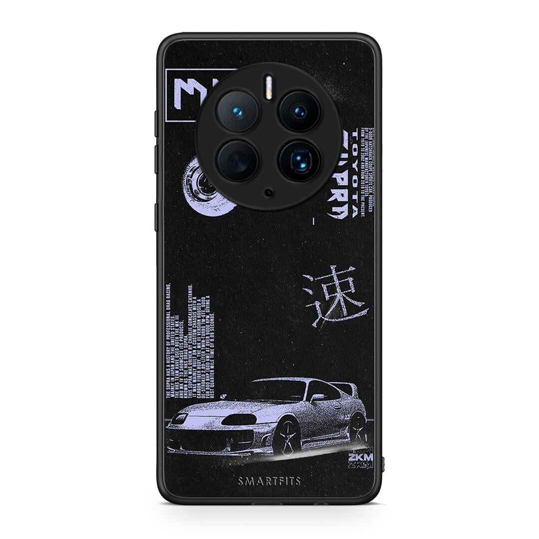 Θήκη Huawei Mate 50 Pro Tokyo Drift από τη Smartfits με σχέδιο στο πίσω μέρος και μαύρο περίβλημα | Huawei Mate 50 Pro Tokyo Drift Case with Colorful Back and Black Bezels