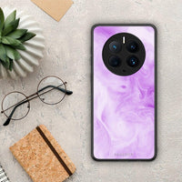 Thumbnail for Θήκη Huawei Mate 50 Pro Watercolor Lavender από τη Smartfits με σχέδιο στο πίσω μέρος και μαύρο περίβλημα | Huawei Mate 50 Pro Watercolor Lavender Case with Colorful Back and Black Bezels