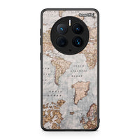 Thumbnail for Θήκη Huawei Mate 50 Pro World Map από τη Smartfits με σχέδιο στο πίσω μέρος και μαύρο περίβλημα | Huawei Mate 50 Pro World Map Case with Colorful Back and Black Bezels