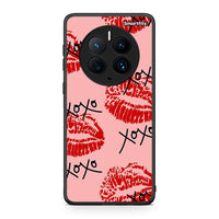 Thumbnail for Θήκη Huawei Mate 50 Pro XOXO Lips από τη Smartfits με σχέδιο στο πίσω μέρος και μαύρο περίβλημα | Huawei Mate 50 Pro XOXO Lips Case with Colorful Back and Black Bezels