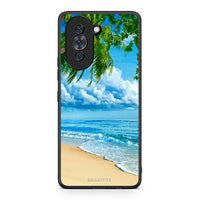 Thumbnail for Huawei Nova 10 Beautiful Beach θήκη από τη Smartfits με σχέδιο στο πίσω μέρος και μαύρο περίβλημα | Smartphone case with colorful back and black bezels by Smartfits