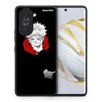 Thumbnail for Θήκη Huawei Nova 10 Itadori Anime από τη Smartfits με σχέδιο στο πίσω μέρος και μαύρο περίβλημα | Huawei Nova 10 Itadori Anime case with colorful back and black bezels