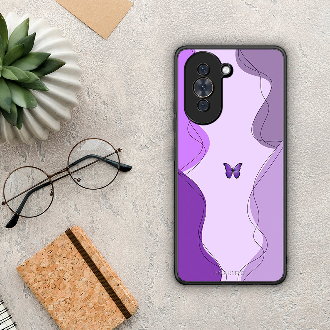 Purple Mariposa - Huawei Nova 10 case