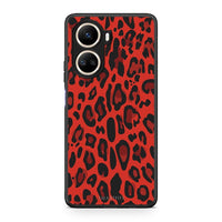 Thumbnail for Θήκη Huawei Nova 10 SE Animal Red Leopard από τη Smartfits με σχέδιο στο πίσω μέρος και μαύρο περίβλημα | Huawei Nova 10 SE Animal Red Leopard Case with Colorful Back and Black Bezels