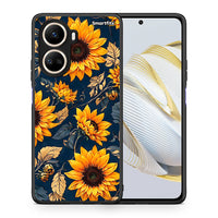 Thumbnail for Θήκη Huawei Nova 10 SE Autumn Sunflowers από τη Smartfits με σχέδιο στο πίσω μέρος και μαύρο περίβλημα | Huawei Nova 10 SE Autumn Sunflowers Case with Colorful Back and Black Bezels