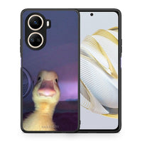 Thumbnail for Θήκη Huawei Nova 10 SE Meme Duck από τη Smartfits με σχέδιο στο πίσω μέρος και μαύρο περίβλημα | Huawei Nova 10 SE Meme Duck Case with Colorful Back and Black Bezels
