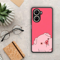 Thumbnail for Θήκη Huawei Nova 10 SE Pig Love 1 από τη Smartfits με σχέδιο στο πίσω μέρος και μαύρο περίβλημα | Huawei Nova 10 SE Pig Love 1 Case with Colorful Back and Black Bezels