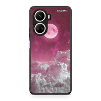 Thumbnail for Θήκη Huawei Nova 10 SE Pink Moon από τη Smartfits με σχέδιο στο πίσω μέρος και μαύρο περίβλημα | Huawei Nova 10 SE Pink Moon Case with Colorful Back and Black Bezels