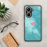 Thumbnail for Θήκη Huawei Nova 10 SE Water Flower από τη Smartfits με σχέδιο στο πίσω μέρος και μαύρο περίβλημα | Huawei Nova 10 SE Water Flower Case with Colorful Back and Black Bezels