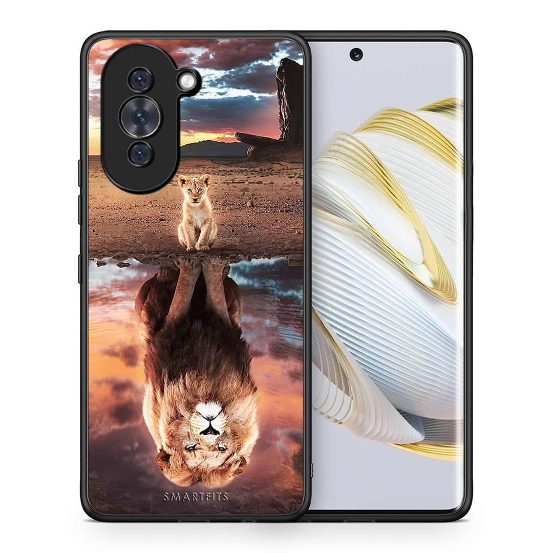 Θήκη Αγίου Βαλεντίνου Huawei Nova 10 Sunset Dreams από τη Smartfits με σχέδιο στο πίσω μέρος και μαύρο περίβλημα | Huawei Nova 10 Sunset Dreams case with colorful back and black bezels