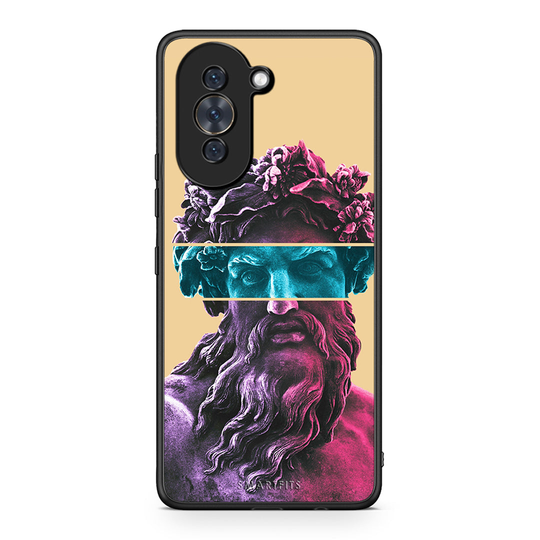 Huawei Nova 10 Zeus Art Θήκη Αγίου Βαλεντίνου από τη Smartfits με σχέδιο στο πίσω μέρος και μαύρο περίβλημα | Smartphone case with colorful back and black bezels by Smartfits