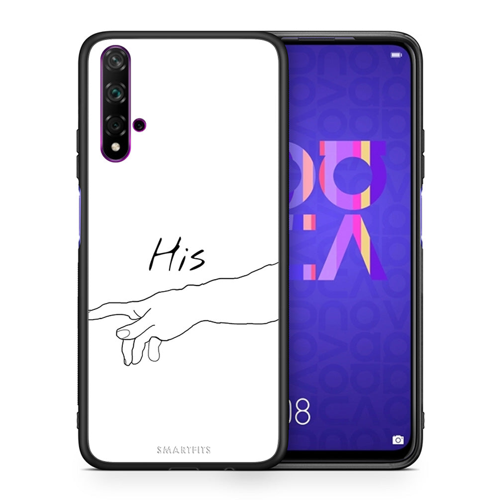 Θήκη Αγίου Βαλεντίνου Huawei Nova 5T / Honor 20 Aeshetic Love 2 από τη Smartfits με σχέδιο στο πίσω μέρος και μαύρο περίβλημα | Huawei Nova 5T / Honor 20 Aeshetic Love 2 case with colorful back and black bezels