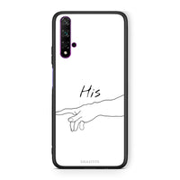 Thumbnail for Huawei Nova 5T Aeshetic Love 2 Θήκη Αγίου Βαλεντίνου από τη Smartfits με σχέδιο στο πίσω μέρος και μαύρο περίβλημα | Smartphone case with colorful back and black bezels by Smartfits