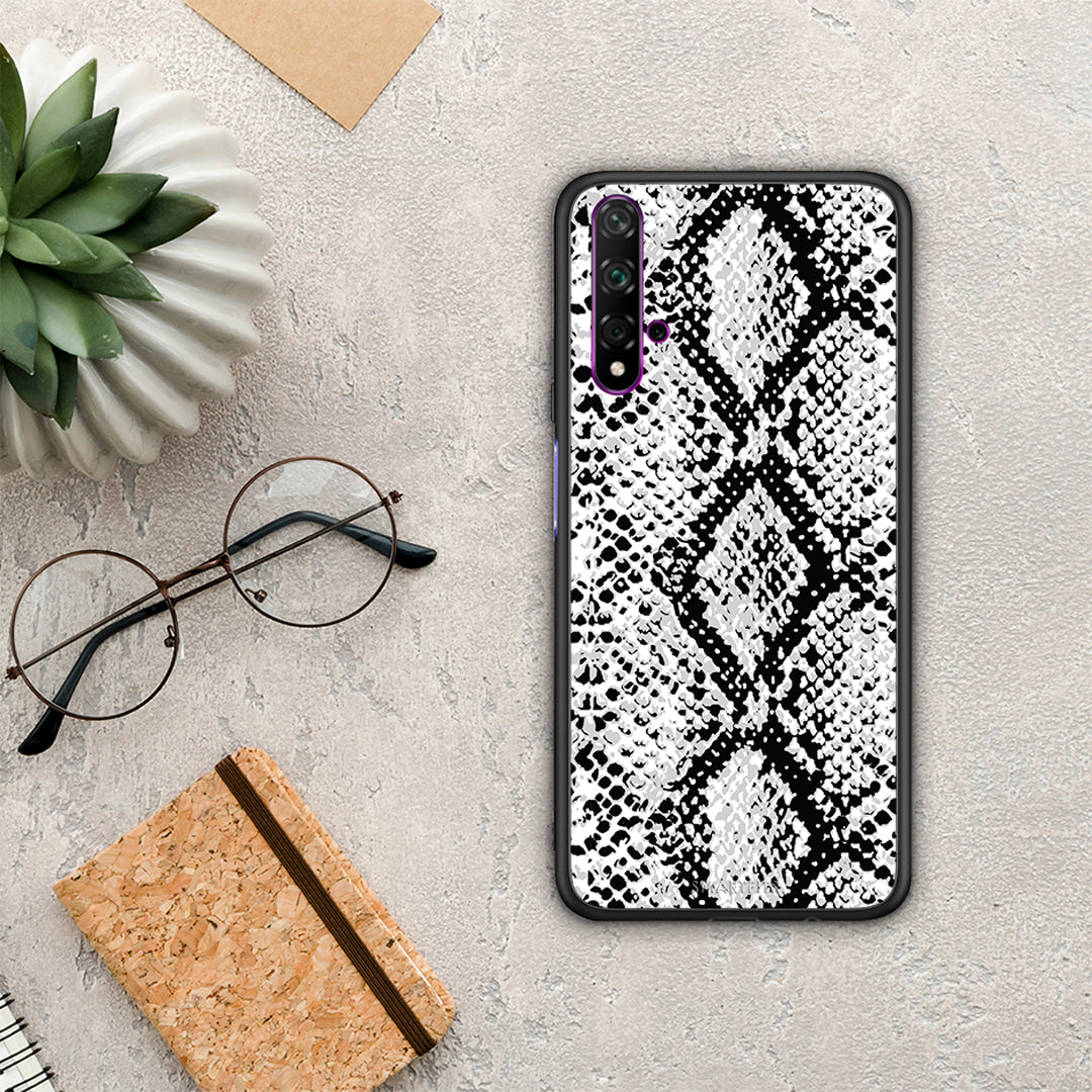 Animal White Snake - Huawei Nova 5T / Honor 20 Case