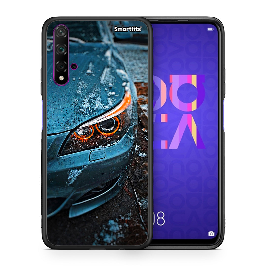 Θήκη Huawei Nova 5T / Honor 20 Bmw E60 από τη Smartfits με σχέδιο στο πίσω μέρος και μαύρο περίβλημα | Huawei Nova 5T / Honor 20 Bmw E60 case with colorful back and black bezels