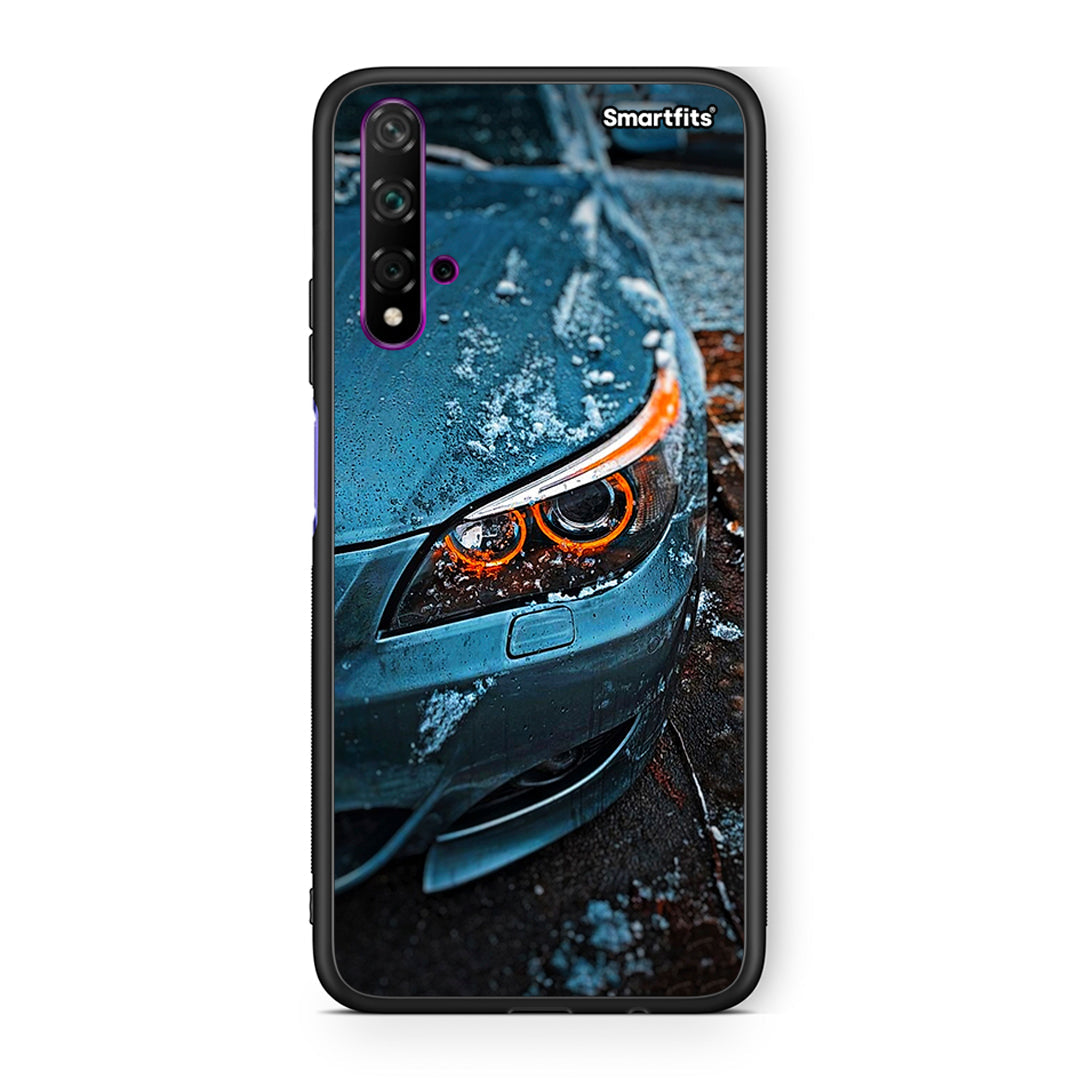 Huawei Nova 5T Bmw E60 Θήκη από τη Smartfits με σχέδιο στο πίσω μέρος και μαύρο περίβλημα | Smartphone case with colorful back and black bezels by Smartfits