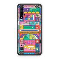 Thumbnail for Huawei Nova 5T Bubbles Soap θήκη από τη Smartfits με σχέδιο στο πίσω μέρος και μαύρο περίβλημα | Smartphone case with colorful back and black bezels by Smartfits