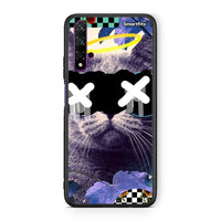 Thumbnail for Huawei Nova 5T Cat Collage θήκη από τη Smartfits με σχέδιο στο πίσω μέρος και μαύρο περίβλημα | Smartphone case with colorful back and black bezels by Smartfits