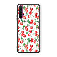 Thumbnail for Huawei Nova 5T Cherry Summer θήκη από τη Smartfits με σχέδιο στο πίσω μέρος και μαύρο περίβλημα | Smartphone case with colorful back and black bezels by Smartfits