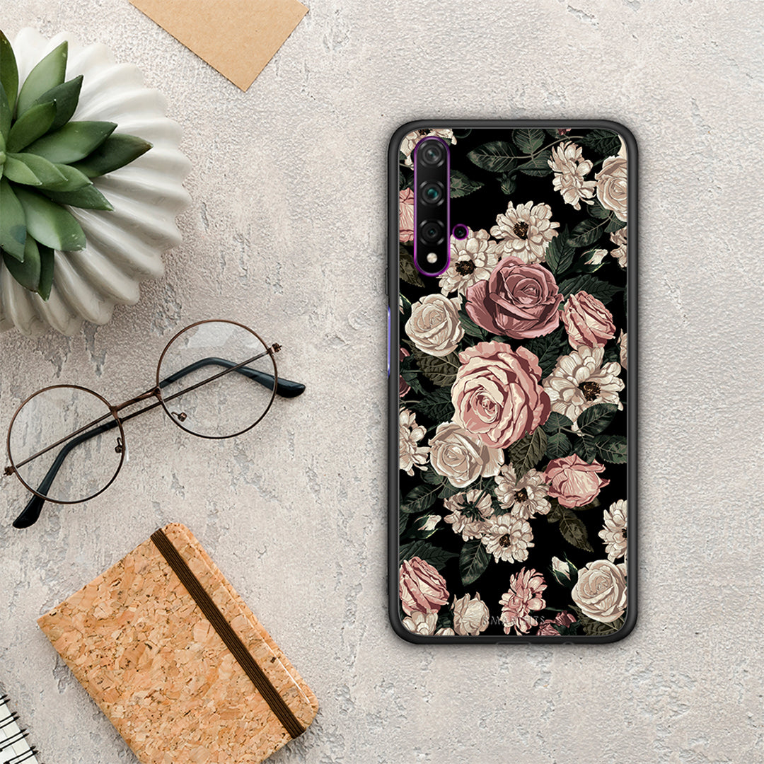 Flower Wild Roses - Huawei Nova 5T / Honor 20 case