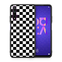 Thumbnail for Θήκη Huawei Nova 5T/Honor 20 Squares Geometric από τη Smartfits με σχέδιο στο πίσω μέρος και μαύρο περίβλημα | Huawei Nova 5T/Honor 20 Squares Geometric case with colorful back and black bezels