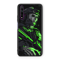 Thumbnail for Huawei Nova 5T Green Soldier Θήκη Αγίου Βαλεντίνου από τη Smartfits με σχέδιο στο πίσω μέρος και μαύρο περίβλημα | Smartphone case with colorful back and black bezels by Smartfits