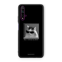 Thumbnail for Huawei Nova 5T Meme Cat θήκη από τη Smartfits με σχέδιο στο πίσω μέρος και μαύρο περίβλημα | Smartphone case with colorful back and black bezels by Smartfits