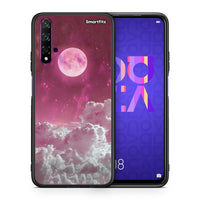 Thumbnail for Θήκη Huawei Nova 5T / Honor 20 Pink Moon από τη Smartfits με σχέδιο στο πίσω μέρος και μαύρο περίβλημα | Huawei Nova 5T / Honor 20 Pink Moon case with colorful back and black bezels