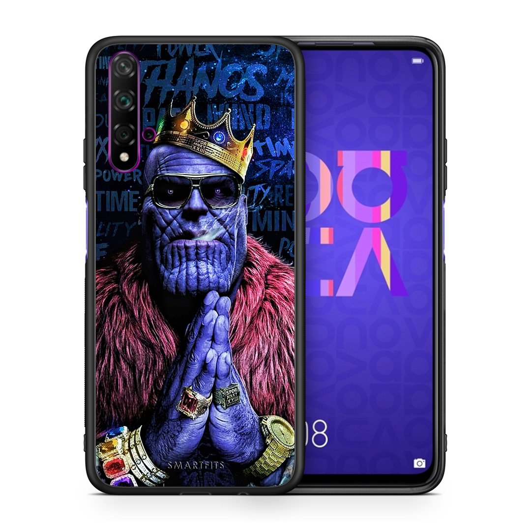 Θήκη Huawei Nova 5T/Honor 20 Thanos PopArt από τη Smartfits με σχέδιο στο πίσω μέρος και μαύρο περίβλημα | Huawei Nova 5T/Honor 20 Thanos PopArt case with colorful back and black bezels