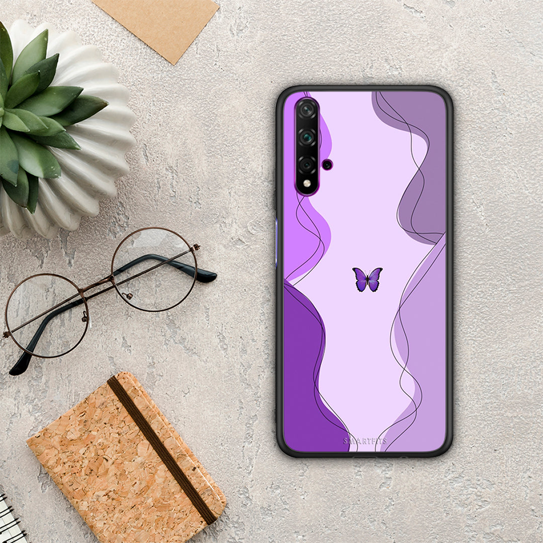 Purple Mariposa - Huawei Nova 5T / Honor 20 case