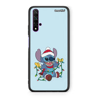 Thumbnail for Huawei Nova 5T Santa Stich θήκη από τη Smartfits με σχέδιο στο πίσω μέρος και μαύρο περίβλημα | Smartphone case with colorful back and black bezels by Smartfits