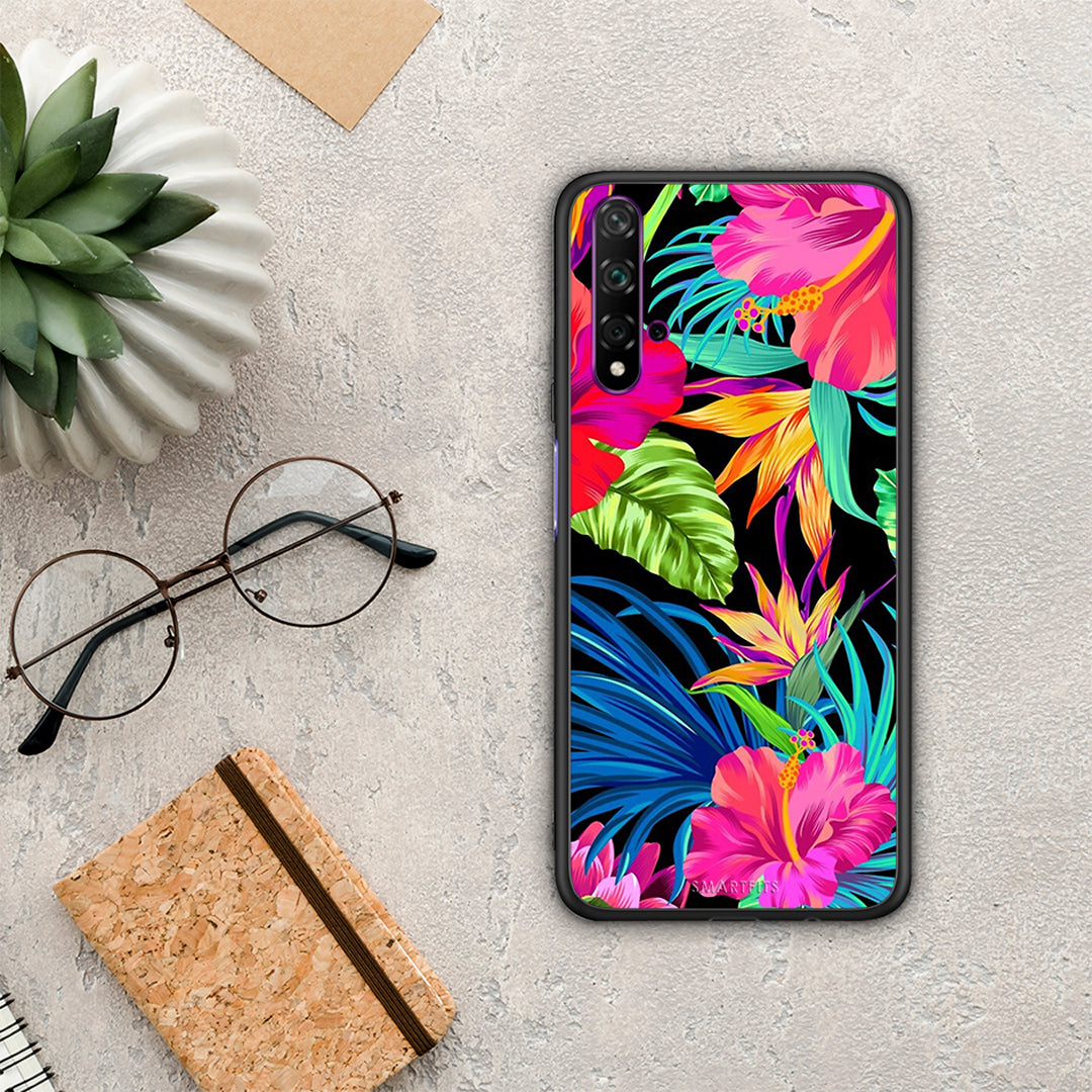 Tropical Flowers - Huawei Nova 5T / Honor 20 case