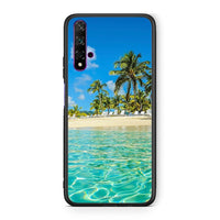 Thumbnail for Huawei Nova 5T Tropical Vibes Θήκη από τη Smartfits με σχέδιο στο πίσω μέρος και μαύρο περίβλημα | Smartphone case with colorful back and black bezels by Smartfits