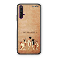 Thumbnail for Huawei Nova 5T You Go Girl θήκη από τη Smartfits με σχέδιο στο πίσω μέρος και μαύρο περίβλημα | Smartphone case with colorful back and black bezels by Smartfits