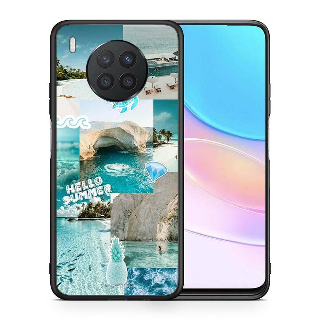 Θήκη Huawei Nova 8i / Honor 50 Lite Aesthetic Summer από τη Smartfits με σχέδιο στο πίσω μέρος και μαύρο περίβλημα | Huawei Nova 8i / Honor 50 Lite Aesthetic Summer case with colorful back and black bezels