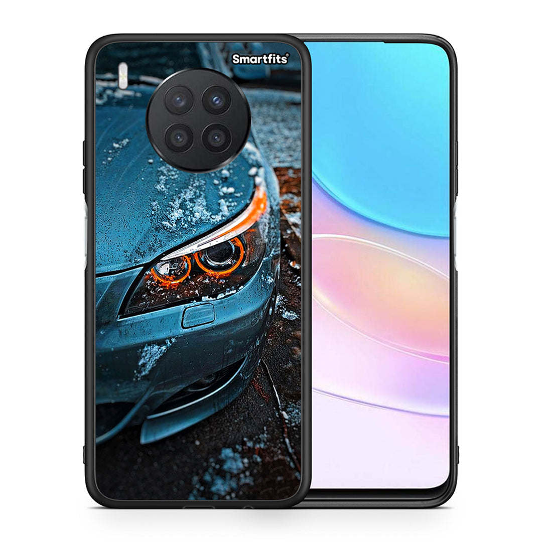 Θήκη Huawei Nova 8i / Honor 50 Lite Bmw E60 από τη Smartfits με σχέδιο στο πίσω μέρος και μαύρο περίβλημα | Huawei Nova 8i / Honor 50 Lite Bmw E60 case with colorful back and black bezels