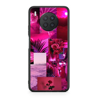 Thumbnail for Huawei Nova 8i / Honor 50 Lite Collage Red Roses Θήκη Αγίου Βαλεντίνου από τη Smartfits με σχέδιο στο πίσω μέρος και μαύρο περίβλημα | Smartphone case with colorful back and black bezels by Smartfits