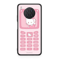 Thumbnail for Huawei Nova 8i / Honor 50 Lite Hello Kitten Θήκη Αγίου Βαλεντίνου από τη Smartfits με σχέδιο στο πίσω μέρος και μαύρο περίβλημα | Smartphone case with colorful back and black bezels by Smartfits