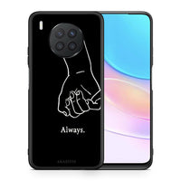 Thumbnail for Θήκη Αγίου Βαλεντίνου Huawei Nova 8i / Honor 50 Lite Always & Forever 1 από τη Smartfits με σχέδιο στο πίσω μέρος και μαύρο περίβλημα | Huawei Nova 8i / Honor 50 Lite Always & Forever 1 case with colorful back and black bezels