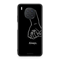 Thumbnail for Huawei Nova 8i / Honor 50 Lite Always & Forever 1 Θήκη Αγίου Βαλεντίνου από τη Smartfits με σχέδιο στο πίσω μέρος και μαύρο περίβλημα | Smartphone case with colorful back and black bezels by Smartfits
